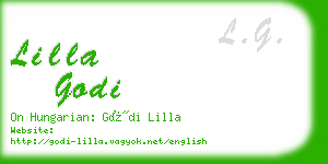 lilla godi business card